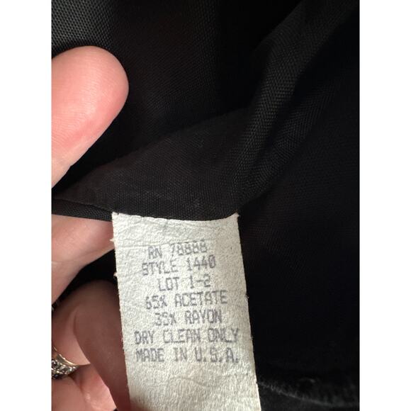 American Vintage SF Nights by Anita Kantor velvet formal dress large - Picture 12 of 16